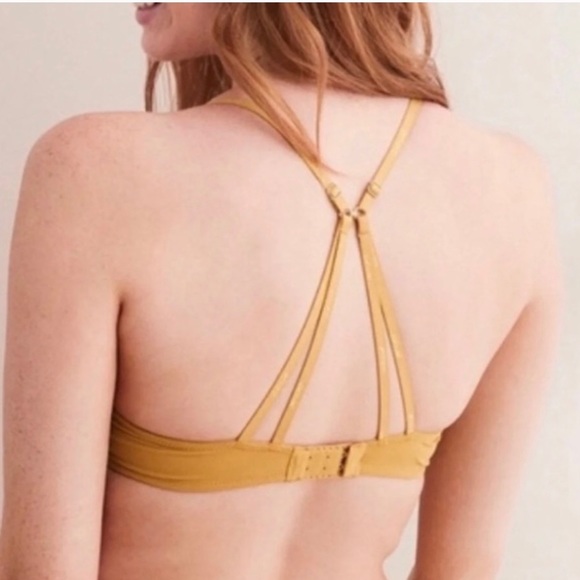 Yellow wireless Aerie bra - Picture 5 of 6